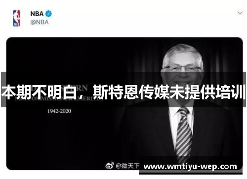 本期不明白，斯特恩传媒未提供培训